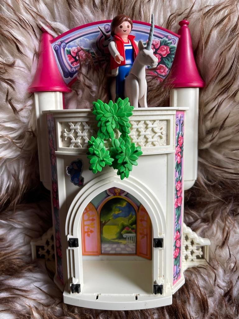 Playmobil Kasteel met Eenhoorn en Poppetje, Ophalen of Verzenden, Gebruikt
