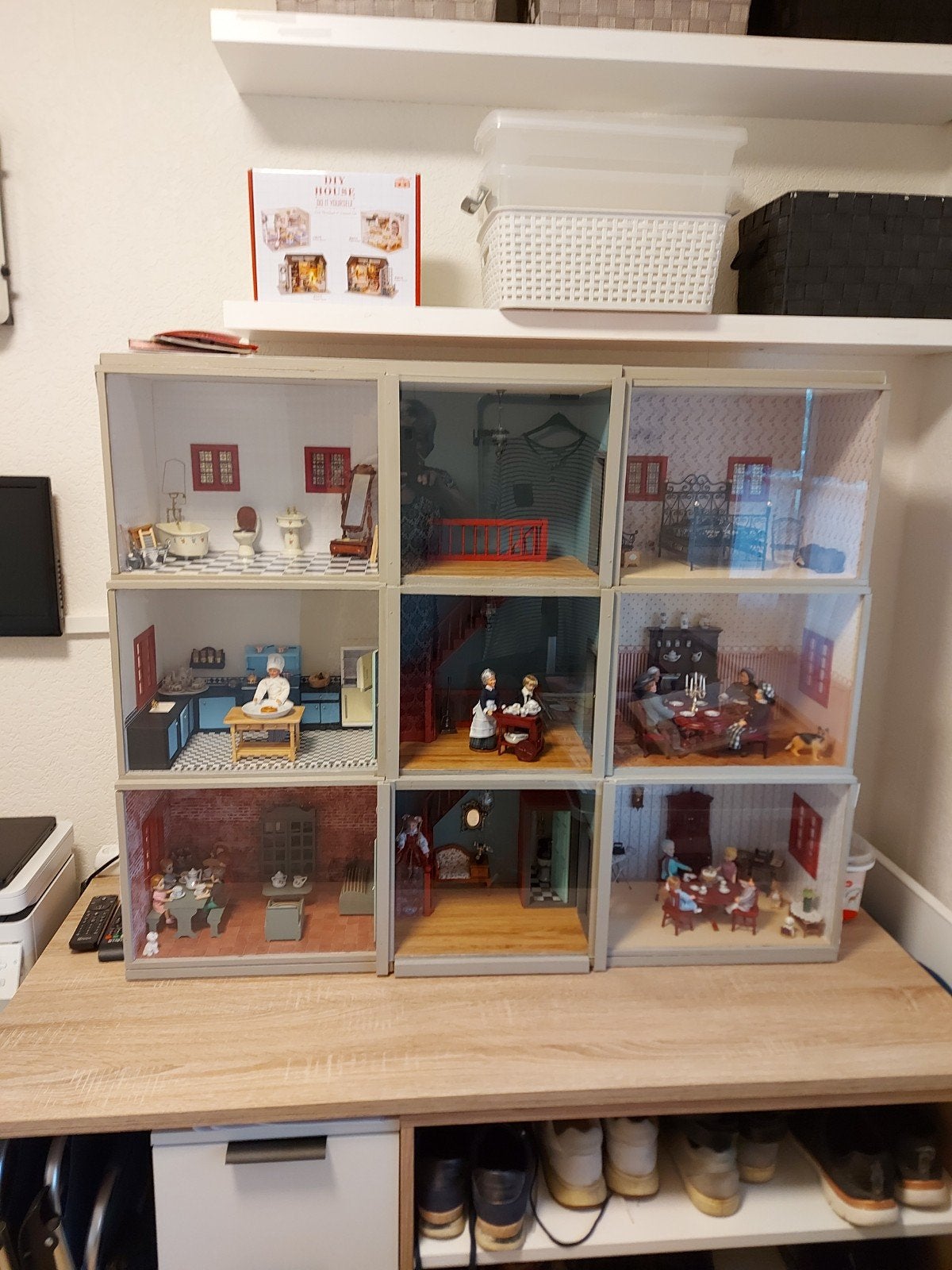 Groot poppenhuis, Verzamelen, Ophalen, Zo goed als nieuw, Poppenhuis
