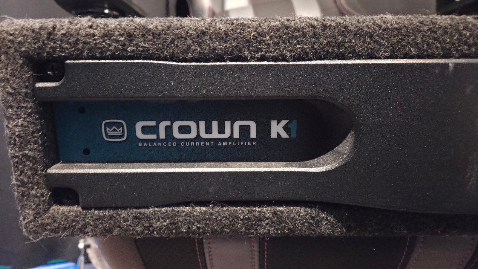 Crown K1 versterker, Ophalen