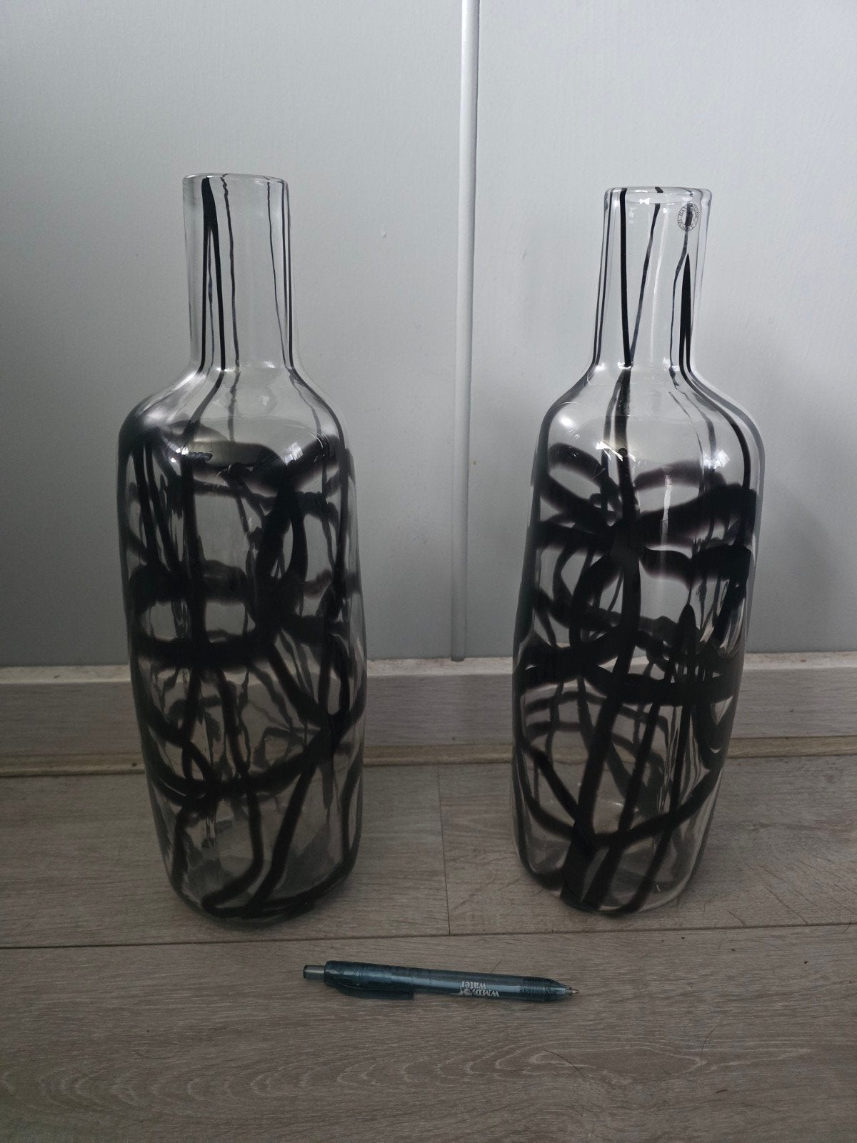 2x Vintage IKEA FIRANDE Celebration vaas - Martin Bergström, Ophalen