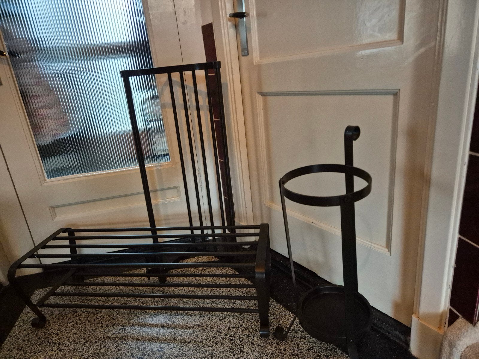 Ikea schoenenrek, kapstok en paraplubak, Gebruikt, Overige typen, Ophalen of Verzenden, Minder dan 100 cm