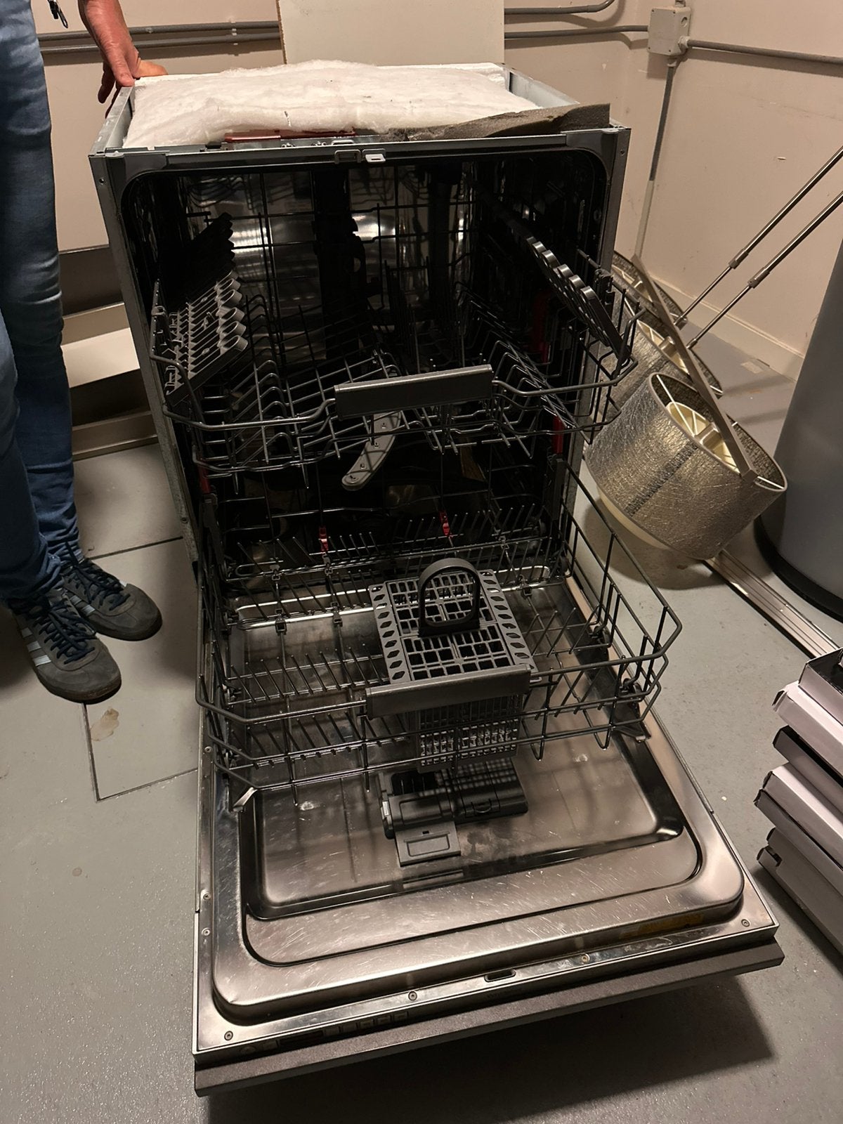 Whirlpool vaatwasser A++, Ophalen, Zo goed als nieuw, Energieklasse A of zuiniger, Inbouw