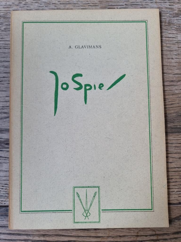 Jo Spier: Tekenaar - A. Glavimans (1947), Boeken, Ophalen of Verzenden