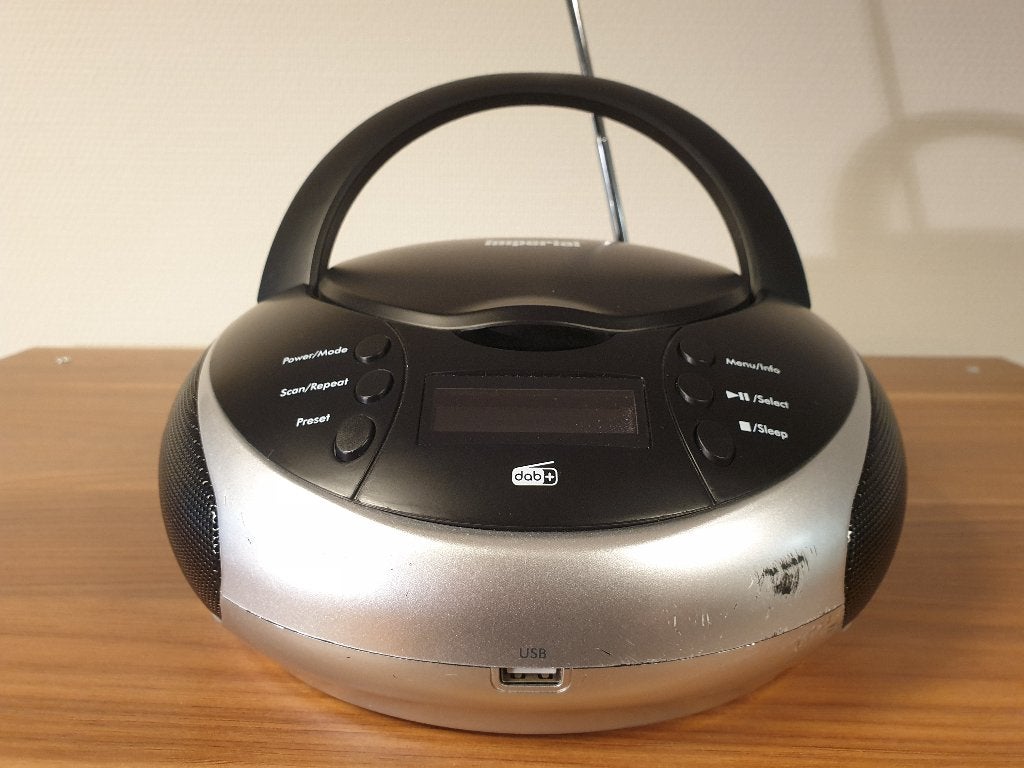 IMPERIAL DABMAN PPB2 BOOMBOX/ DAB+/FM/CD/USB MP3., Ophalen of Verzenden, Gebruikt, Radio