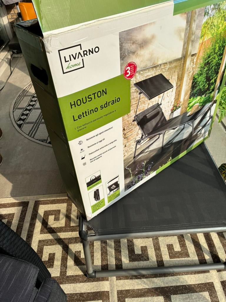 Ligbed te koop, Tuin en Terras, Ligbedden, Ophalen of Verzenden, Zo goed als nieuw, Aluminium