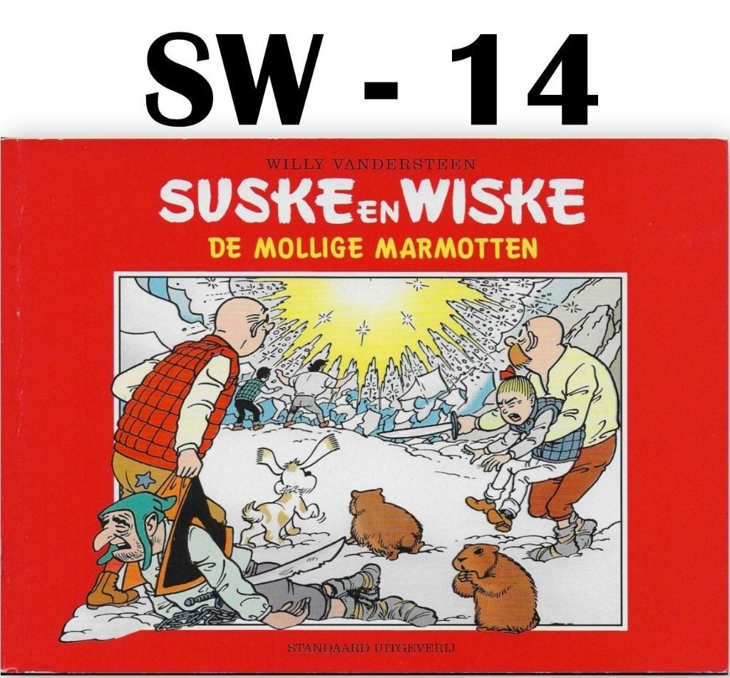 WS - 14 Suske en Wiske : De Mollige Marmotten, Eén stripboek, Ophalen of Verzenden, Zo goed als nieuw