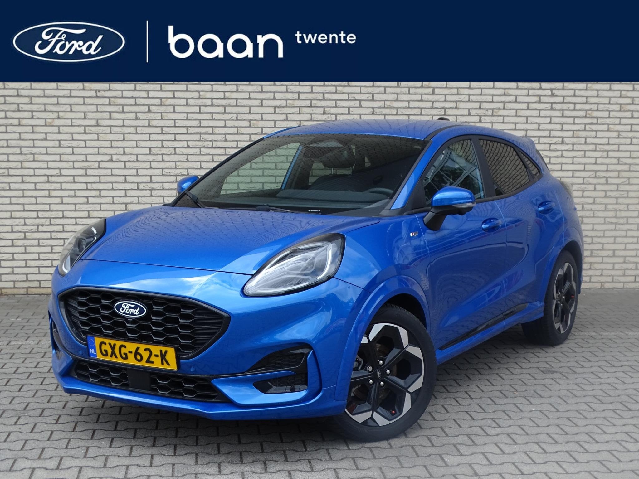 Ford Puma 1.0 Turbo 125pk Mild Hybride ST-Line X | Keyless |, Voorwielaandrijving, 12 maanden, Blauw, Leder en Stof