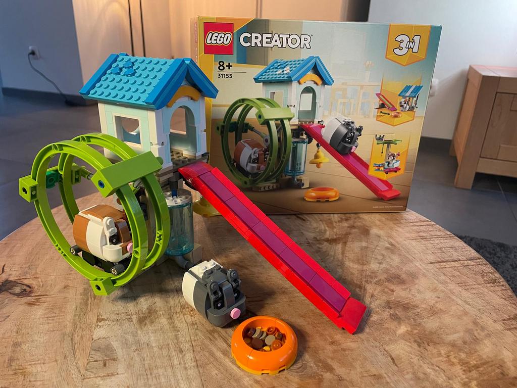 LEGO Creator hamsterset compleet. Serienummer 31155, Lego, Nieuw, Ophalen of Verzenden, Compleet