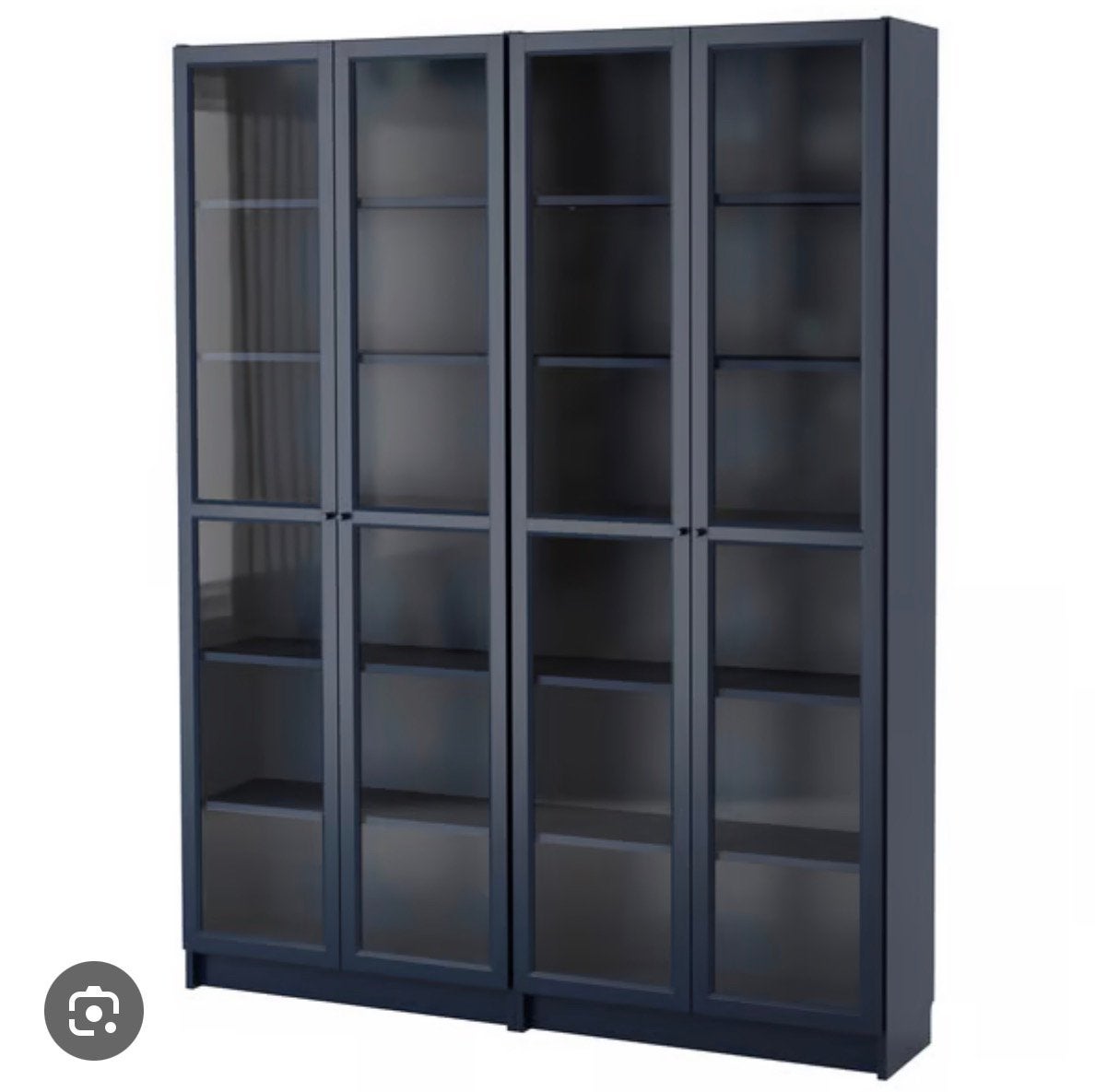 Ikea Billy boekenkast, donkerblauw, NIEUW in doos., Huis en Inrichting, Kasten | Boekenkasten, Met deur(en), 200 cm of meer, Nieuw