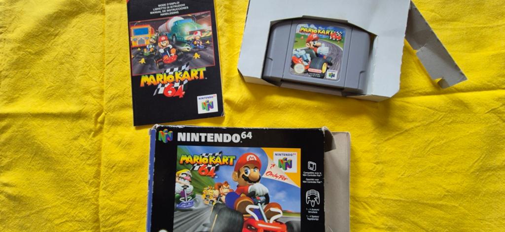 Mario Kart 64 N64 - Compleet in doos (CIB), Racen en Vliegen, Eén computer, Ophalen of Verzenden, Zo goed als nieuw