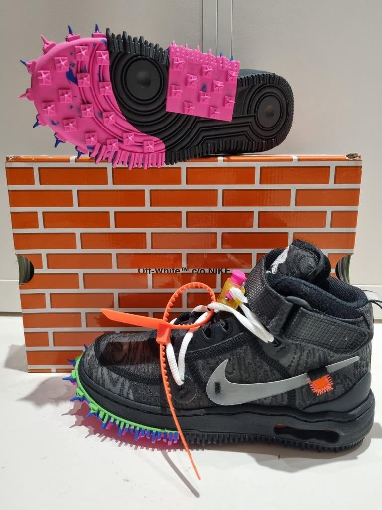 Nike Air Force 1 Mid SP Off-White Black - Nooit gedragen, Ophalen of Verzenden, Nieuw, Wit, Sneakers of Gympen