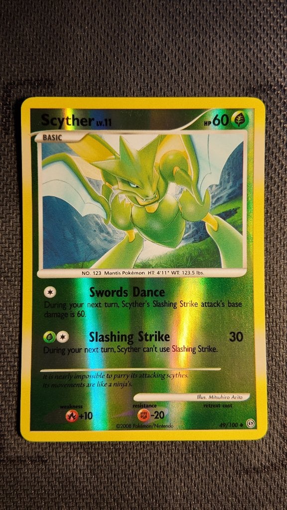 Scyther 49 Stormfront | Pokemon kaart, Ophalen, Zo goed als nieuw, Losse kaart, Foil