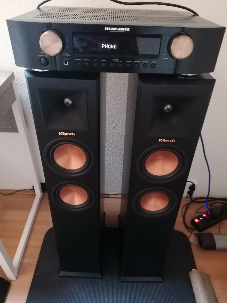 Marantz SR 2023  reciever met afst bed evt+ klipsch speakers, Marantz, Ophalen of Verzenden, Zo goed als nieuw, 60 tot 120 watt