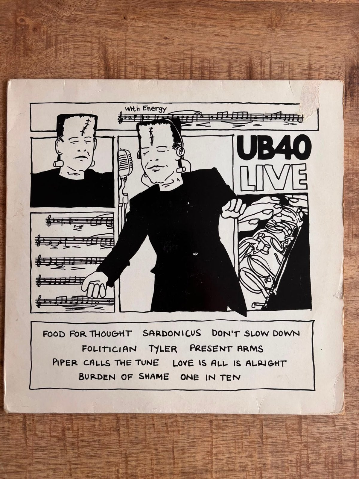UB40 Live LP - Pop/Reggae Vinyl, LP, Gebruikt, 12 inch, Verzenden