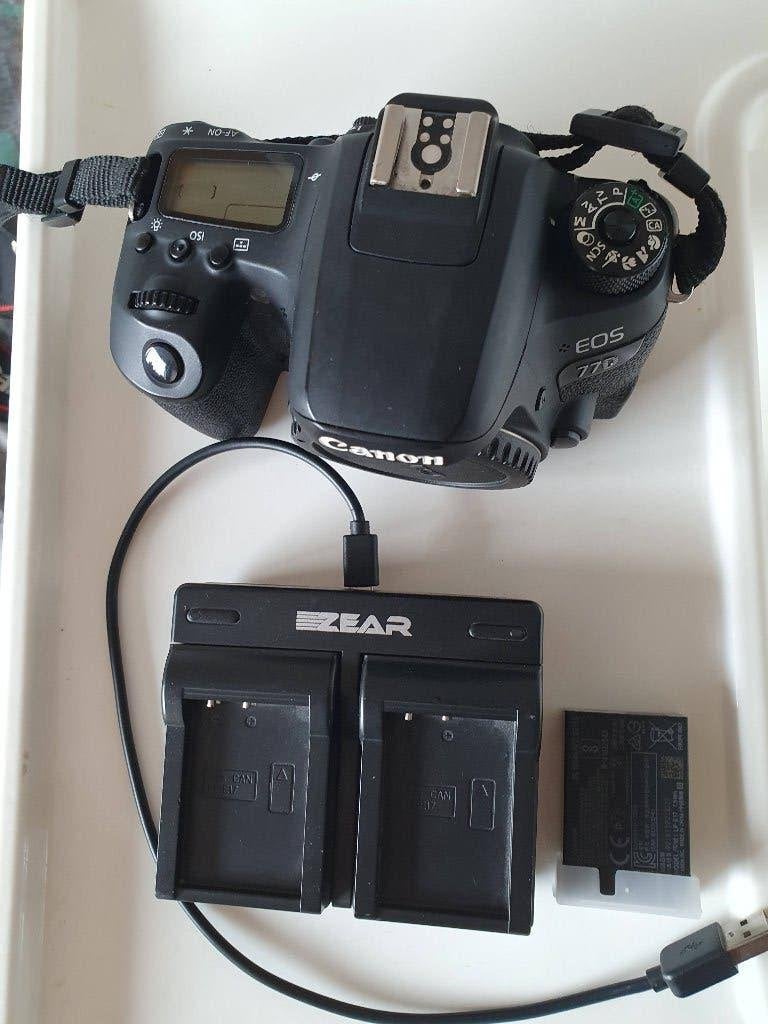 Canon camera  body 77D, Audio, Tv en Foto, Fotocamera's Digitaal, Ophalen, Spiegelreflex, Canon, Zo goed als nieuw