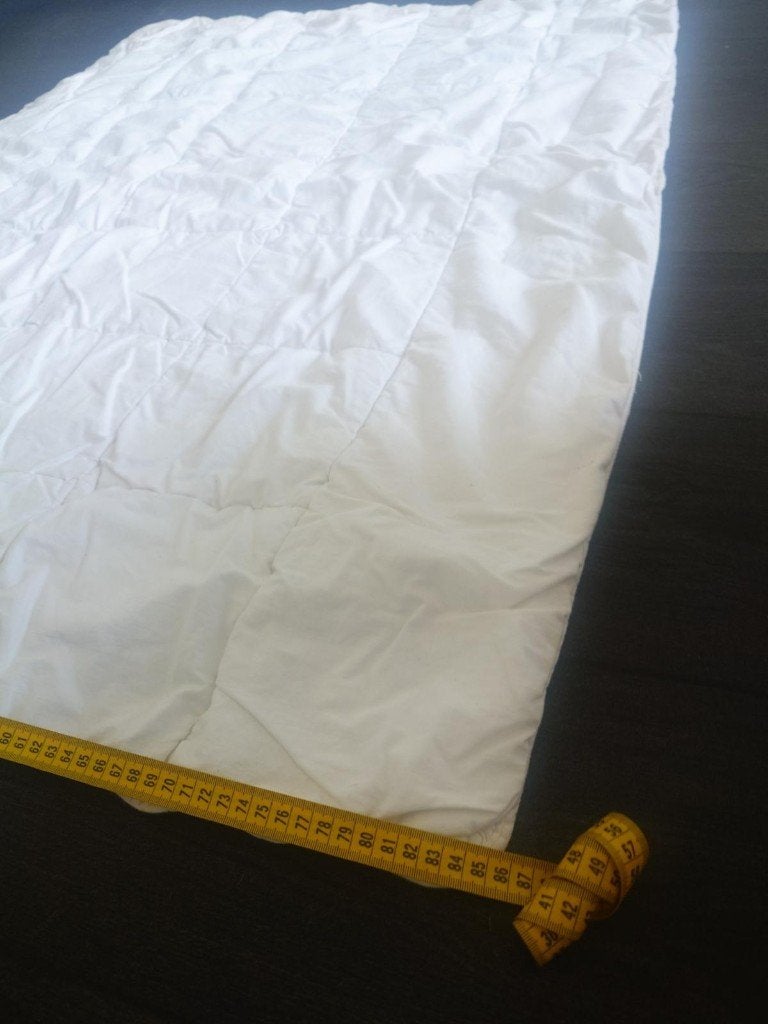Peuter dekbed 120 x 86, Gebruikt, Jongetje of Meisje, Wit, Peuterbed