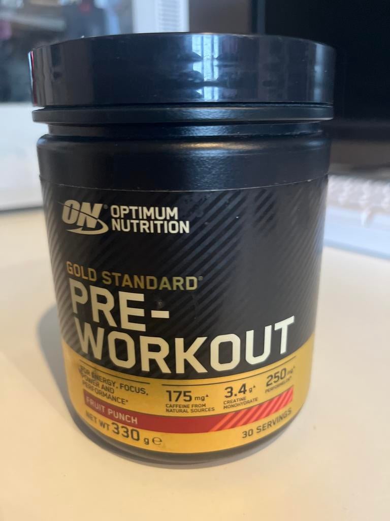 Optimum Nutrition Gold Standard Pre-Workout Fruit Punch, Sport en Fitness, Gezondheidsproducten en Wellness, Ophalen of Verzenden
