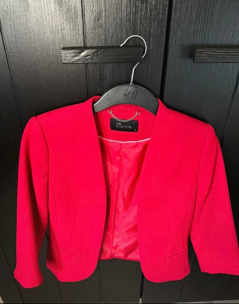 Mooie blazer maat XS, Ophalen of Verzenden, Gedragen, Rood