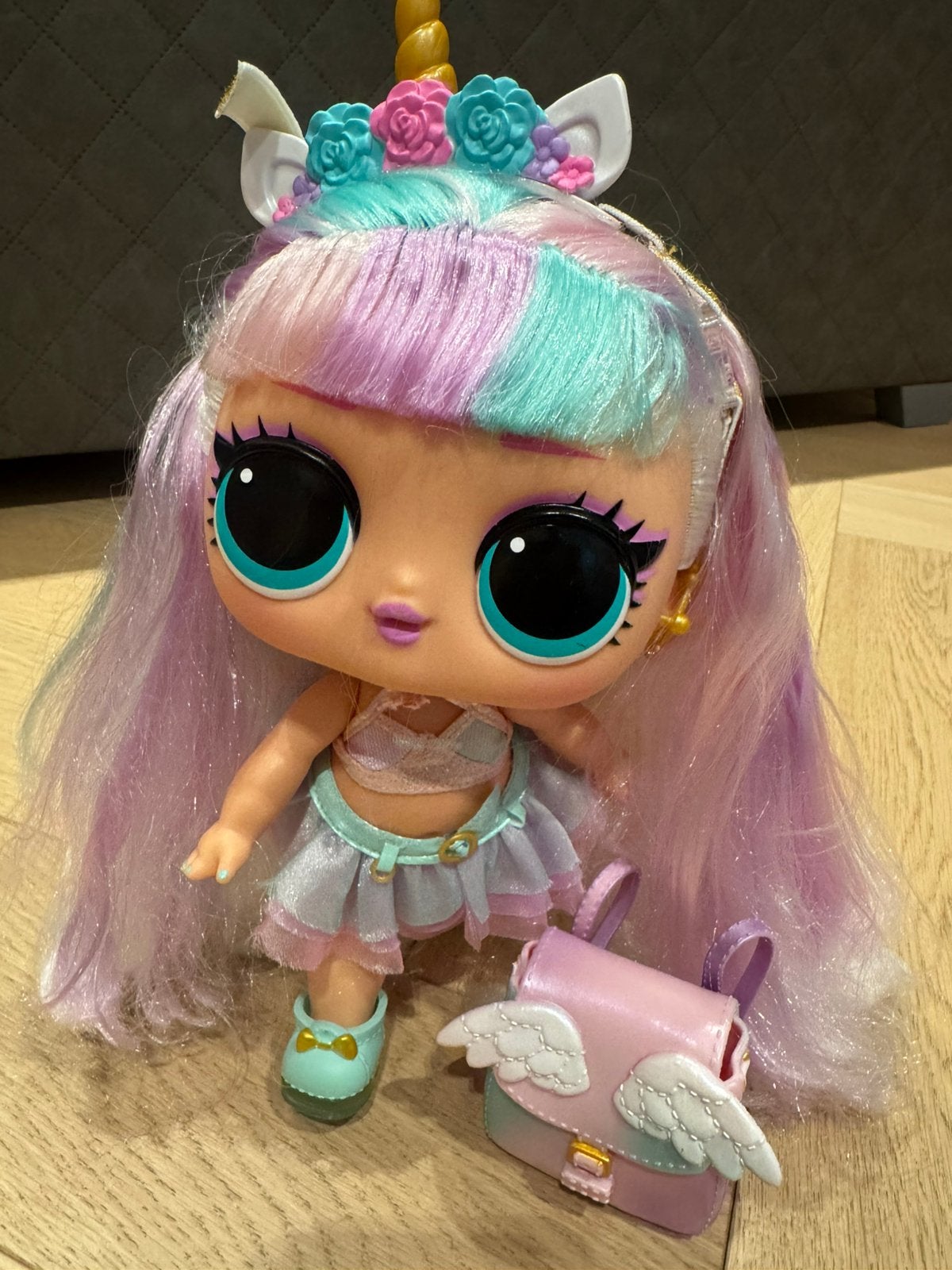LOL Surprise Big Hair Unicorn, Ophalen of Verzenden, Zo goed als nieuw
