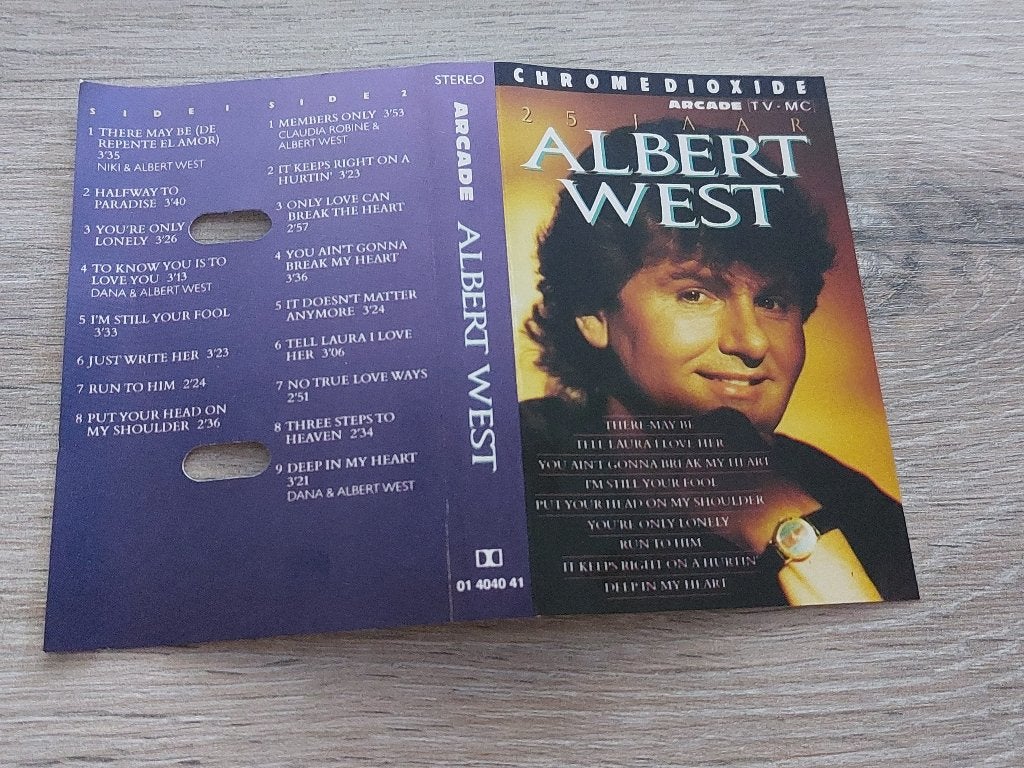 ALBERT WEST - 25 JAAR ALBERT WEST (MC), 1 bandje, Ophalen of Verzenden, Zo goed als nieuw, Origineel