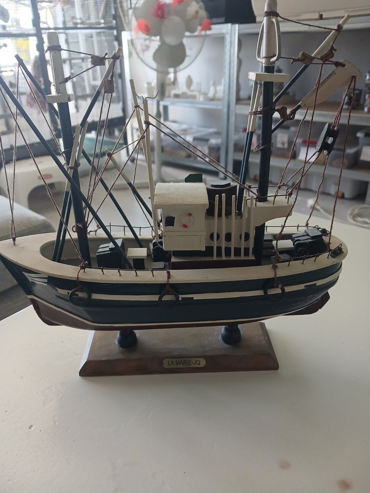 Decoratief Vissersboot Model 'La Marie-Jo', Ophalen, Gebruikt, 1:50 tot 1:200, Overige merken