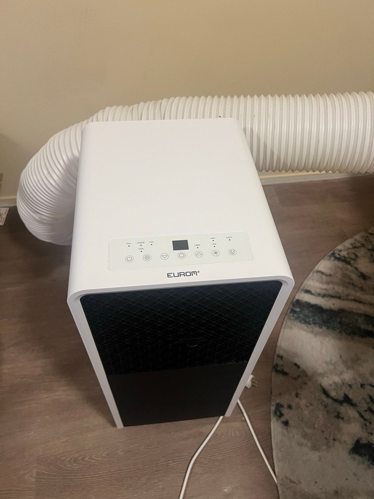 Eurom PAC 7.3 Compact Mobiele Airco - Koelen en Ontvochtigen, Minder dan 60 m³, 3 snelheden of meer, Ophalen of Verzenden, Zo goed als nieuw