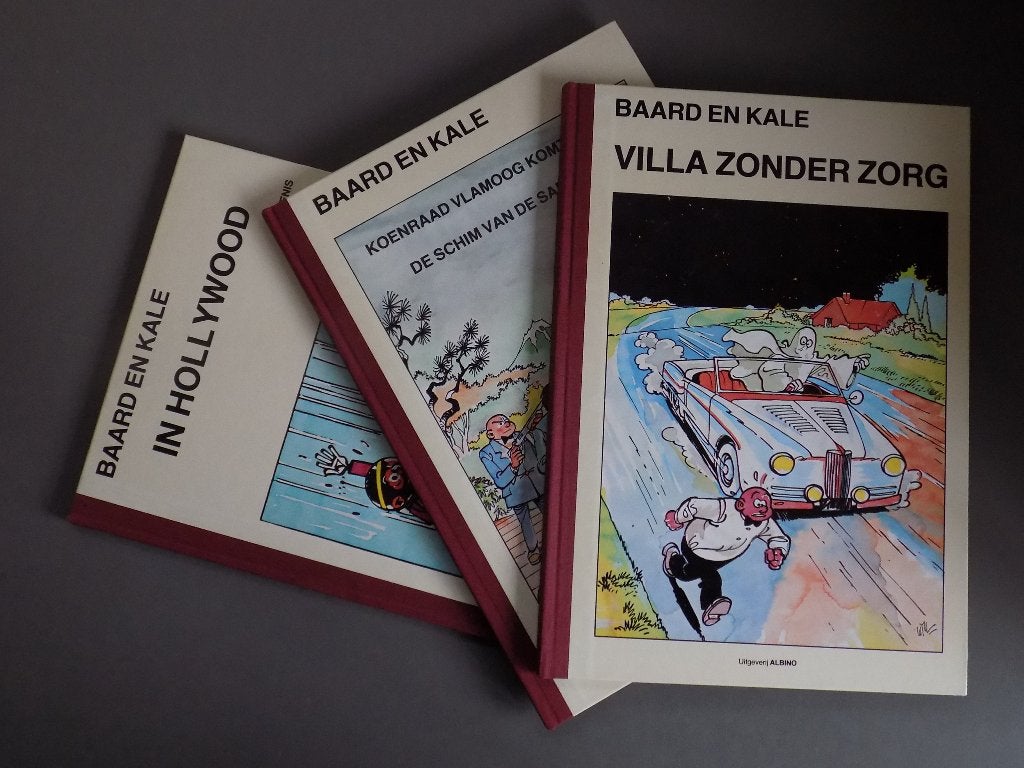 Baard en Kale ~ Complete serie hardcovers 1 t/m 3 [Albino], Boeken, Stripboeken, Complete serie of reeks, Ophalen of Verzenden