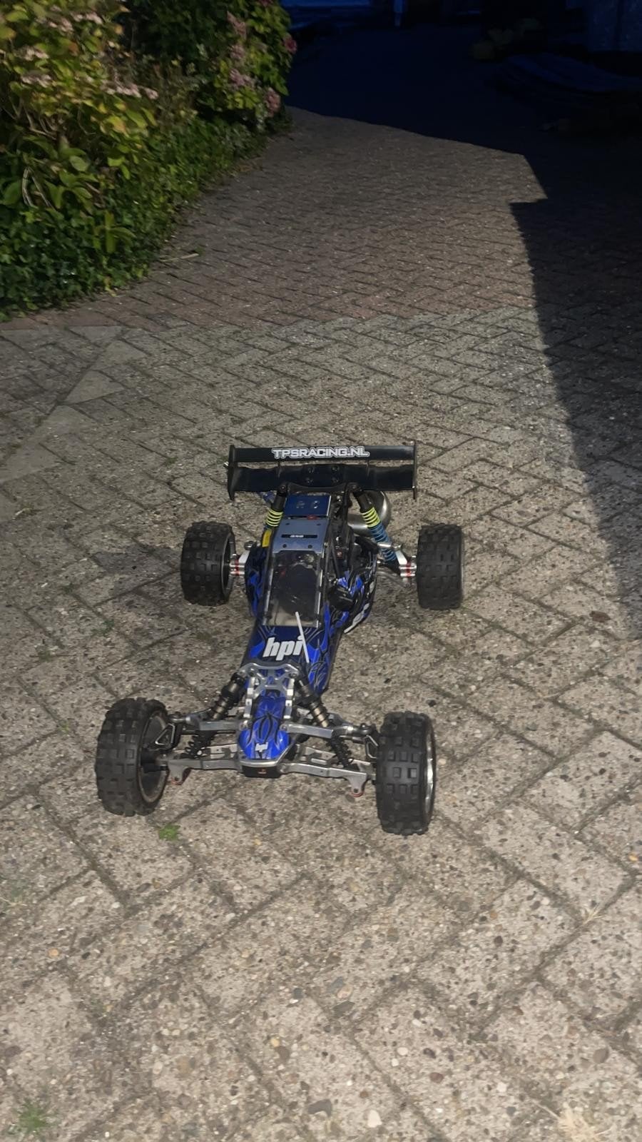 Zeer nette HPI Baja 5B - Volledig aluminium, 38cc, Dominator, Benzine, Auto offroad, Ophalen of Verzenden, Zo goed als nieuw