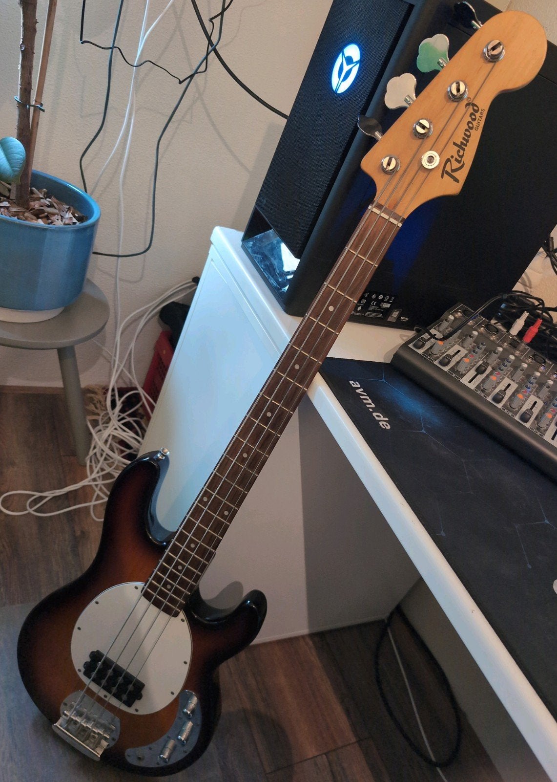 Richwood basgitaar, Ophalen, Gebruikt, Elektrisch
