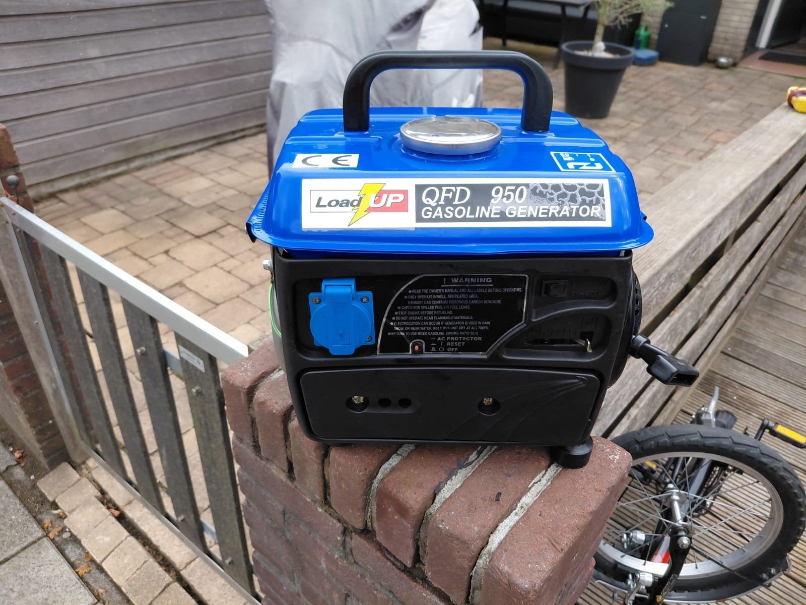 Generator benzine, Ophalen of Verzenden, Zo goed als nieuw