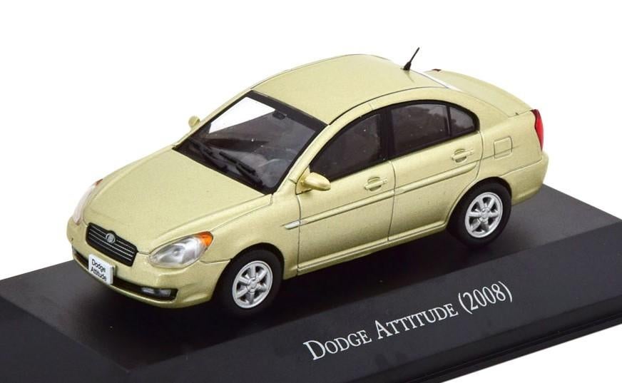 Dodge Attitude - 2008 - Hyundai Accent -, Hobby en Vrije tijd, Modelauto's | 1:43, Ophalen of Verzenden, Nieuw, Auto, Overige merken