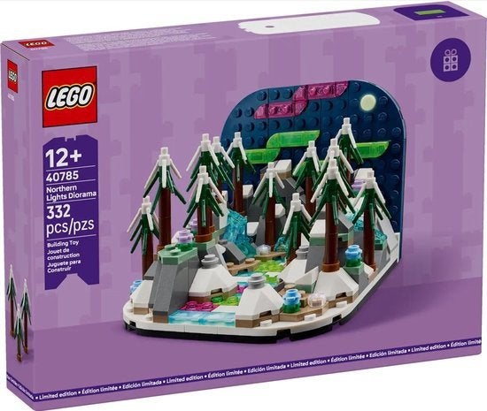 40% Korting op Exclusive 40785 Noorderlicht diorama, Limited, Overige thema's, Lego, Nieuw, Ophalen of Verzenden