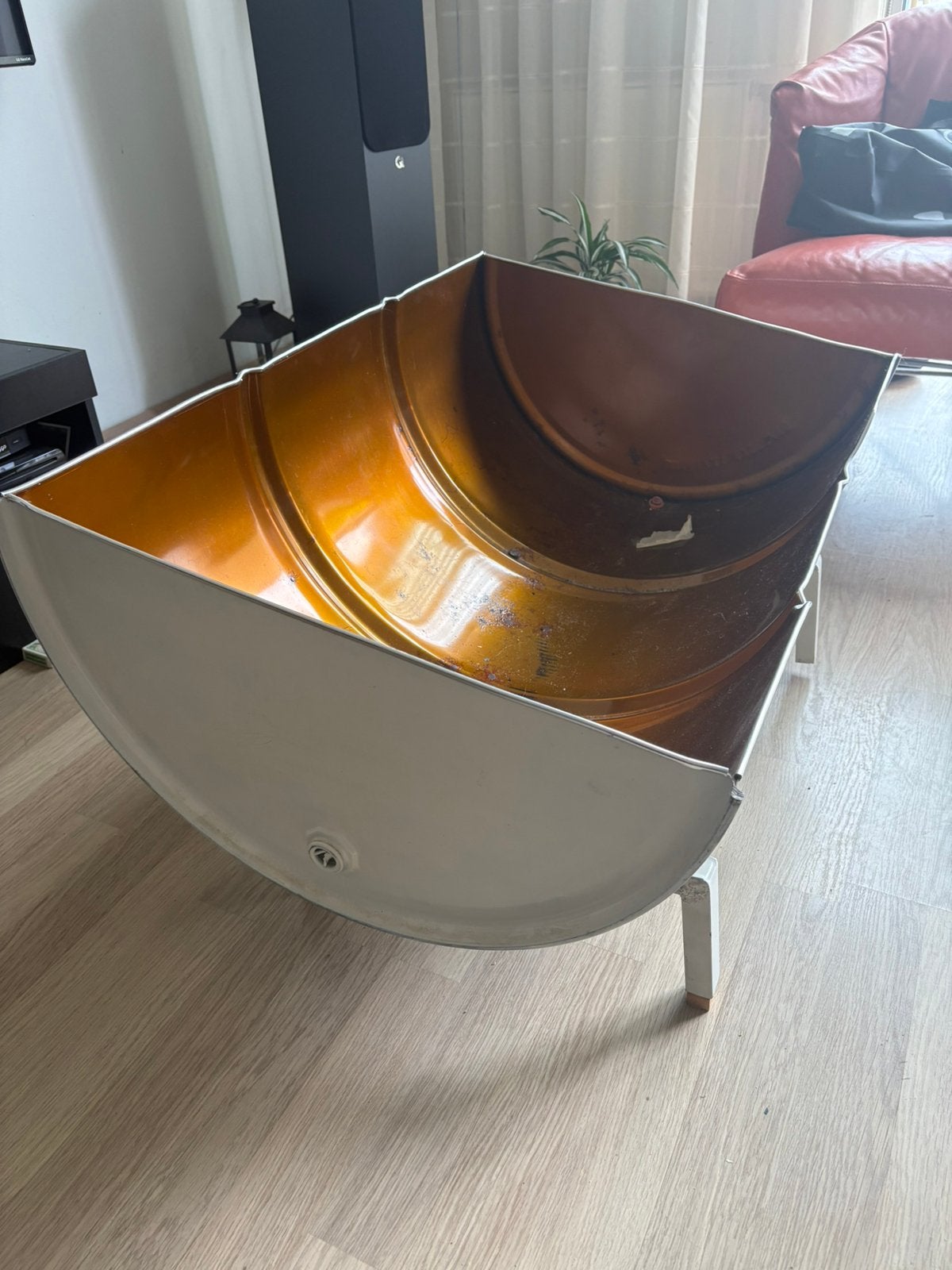 Hondenmand half olievat, Ophalen, Minder dan 65 cm