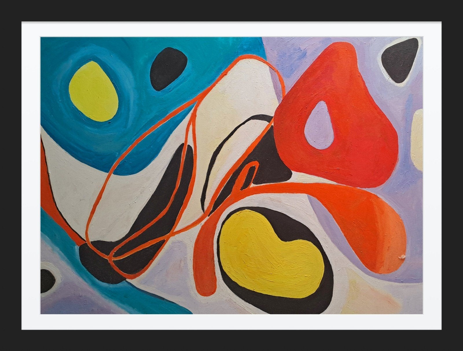 SALOU, Antiek en Kunst, Kunst | Schilderijen | Abstract, Ophalen of Verzenden