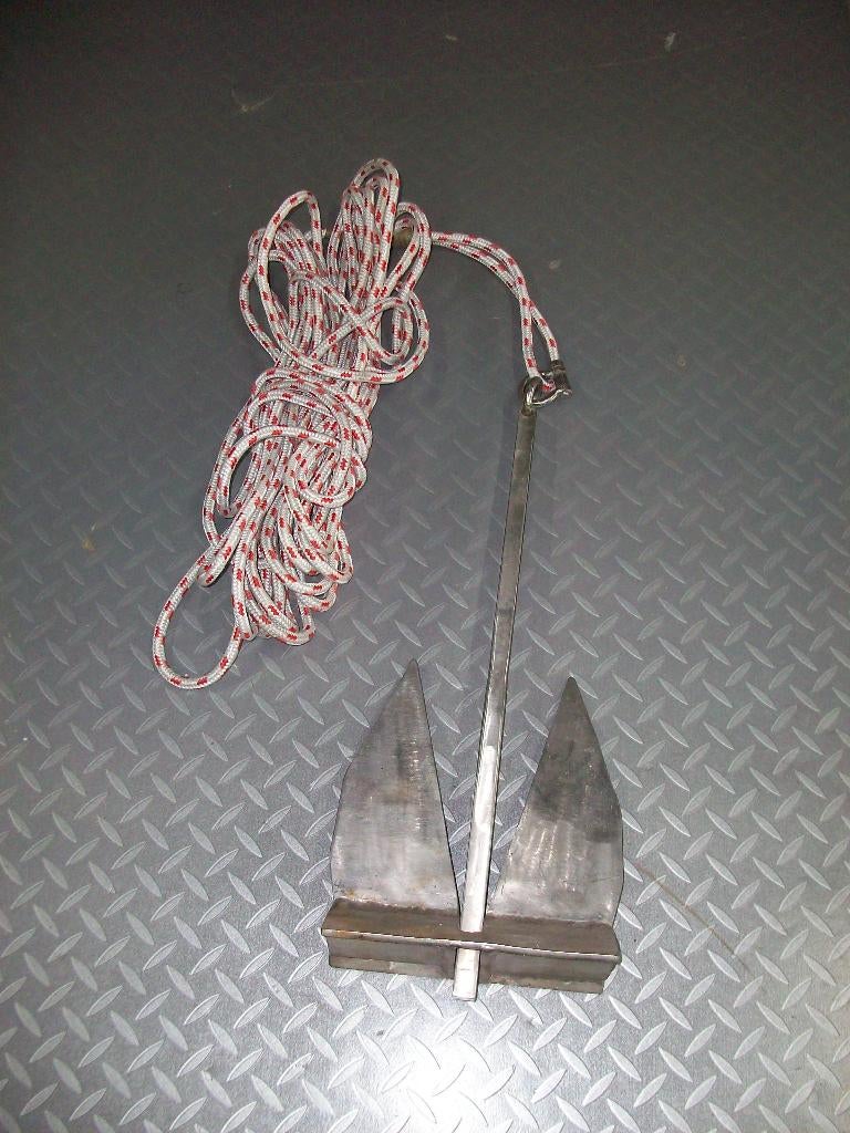 Werp Anker R.V.S. 20x50 cm, Watersport en Boten, Ophalen, Zo goed als nieuw, Overige typen