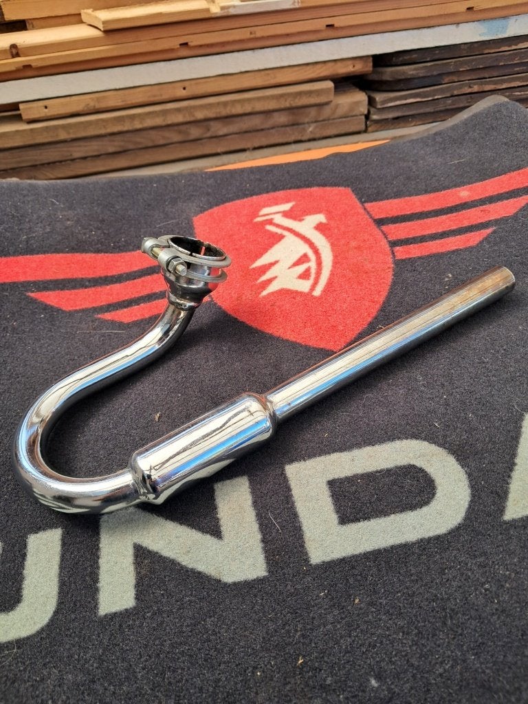 Originele chromen uitlaadbocht voor zundapp hai, Ophalen of Verzenden, Zo goed als nieuw, Overige typen