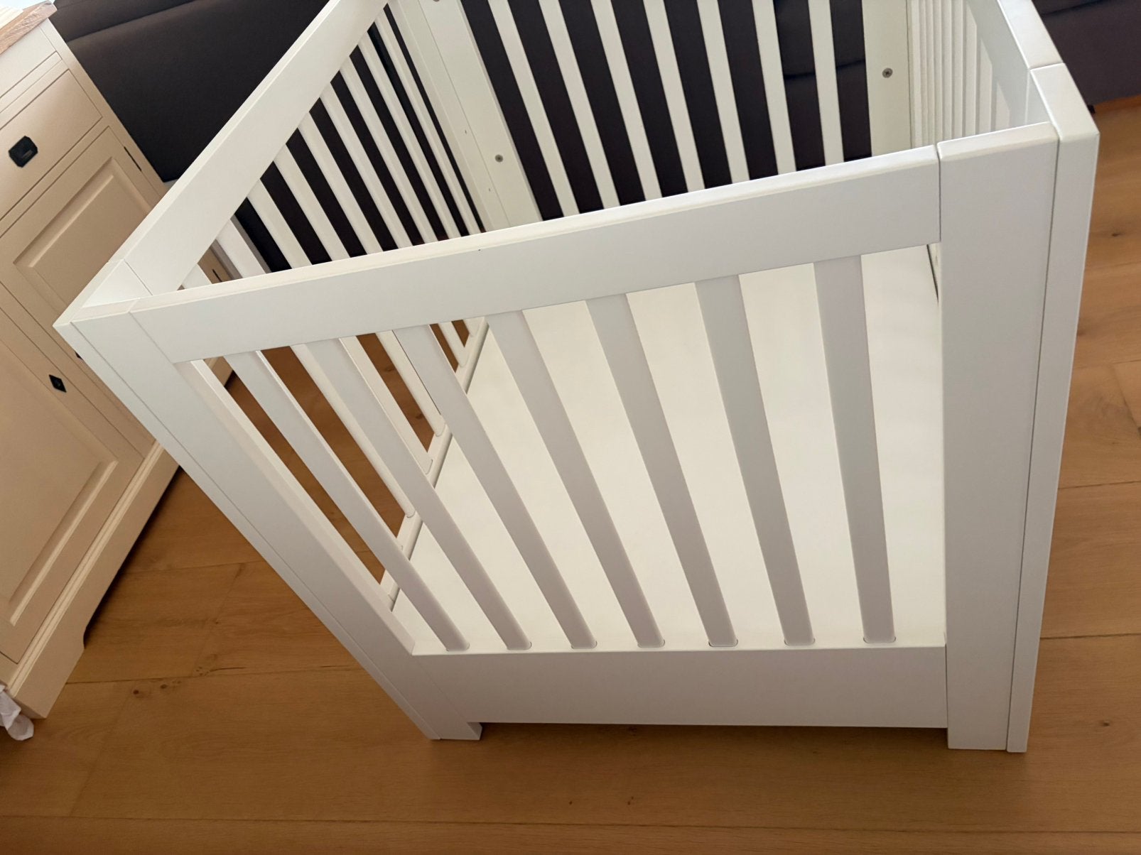 Kidsmill box, wit met hout, 105x85x86, Ophalen, Gebruikt, Jongetje of Meisje