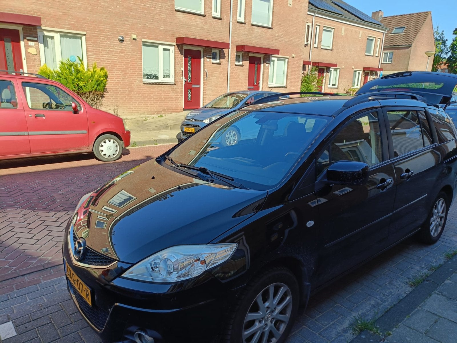 Mazda 2009 Zwart, Auto's, Mazda, Particulier, Airbags, Airconditioning, Centrale vergrendeling, Elektrische buitenspiegels, Elektrische ramen