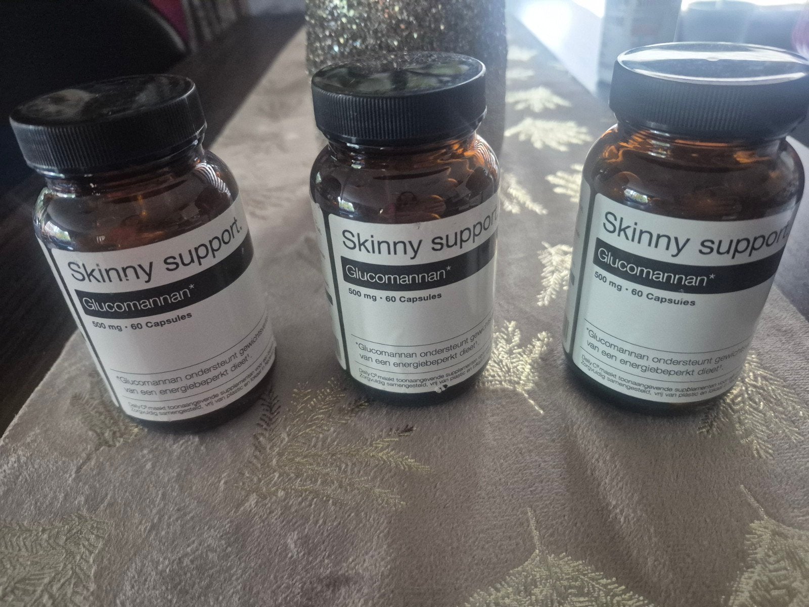 3 Nieuwe Skinny Support Glucomannan Vezelcapsules, Ophalen of Verzenden, Nieuw, Overige typen