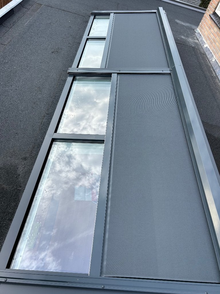 Elektrisch zonwering (ritsscreen) (2 nieuwe units 209x110cm), Ophalen, Minder dan 250 cm, Nieuw, Elektrisch