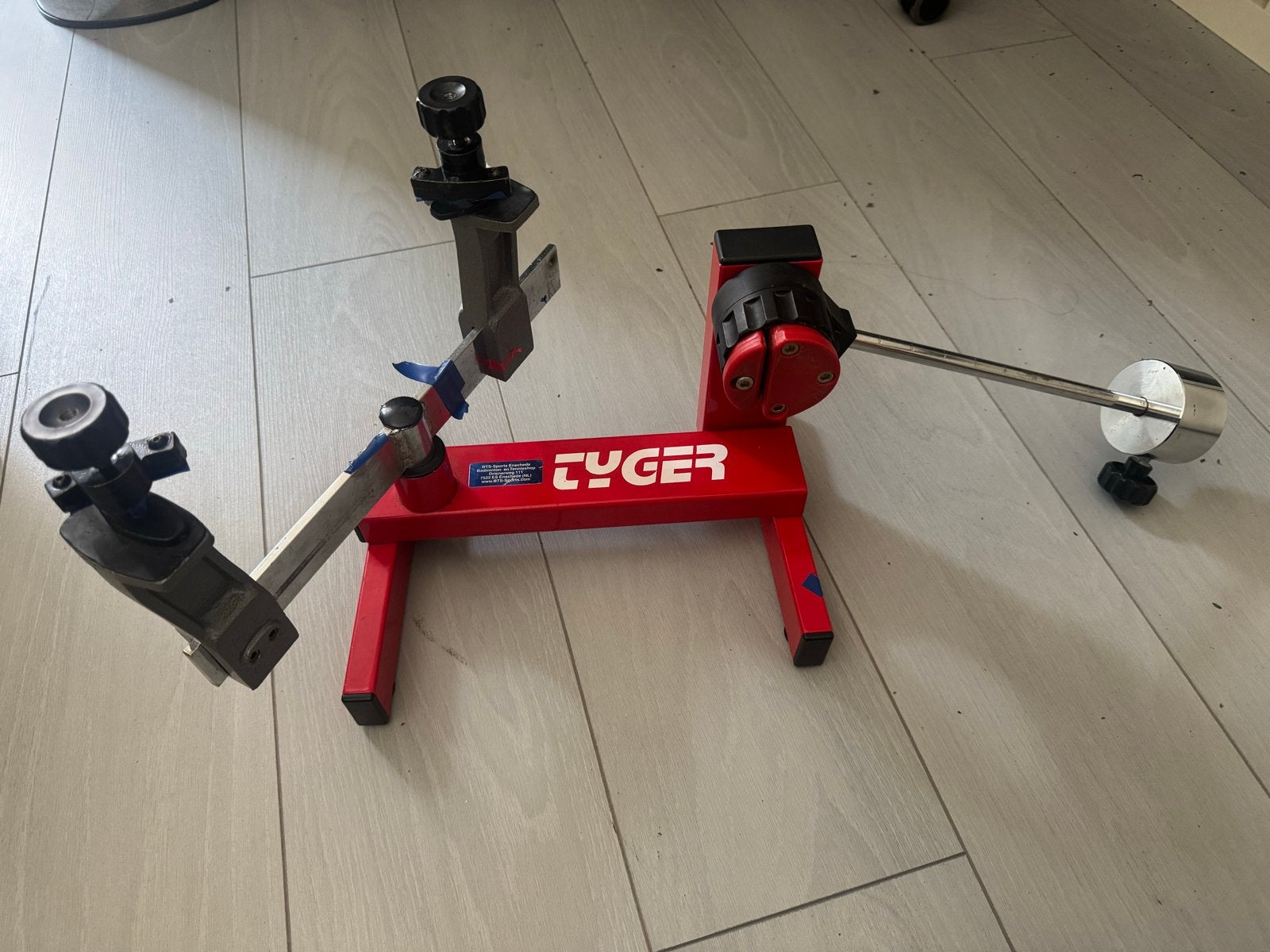 Tyger Bespanmachine - Perfect voor Tennis en Badminton, Sport en Fitness, Ophalen of Verzenden, Gebruikt, Overige typen