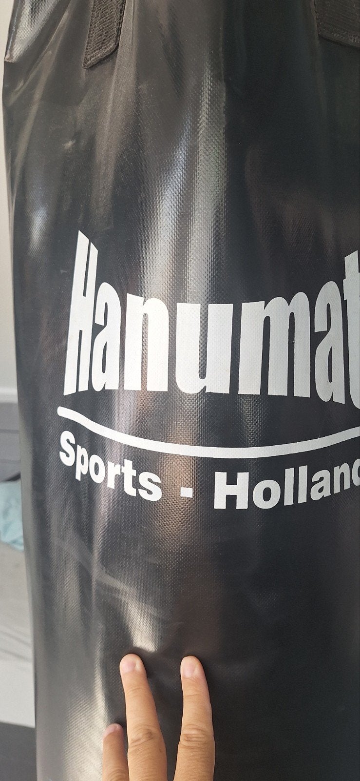 Hanumat Sports Holland Bokszak met muurbeugel, Sport en Fitness, Boksen, Ophalen of Verzenden, Zo goed als nieuw, Bokszak