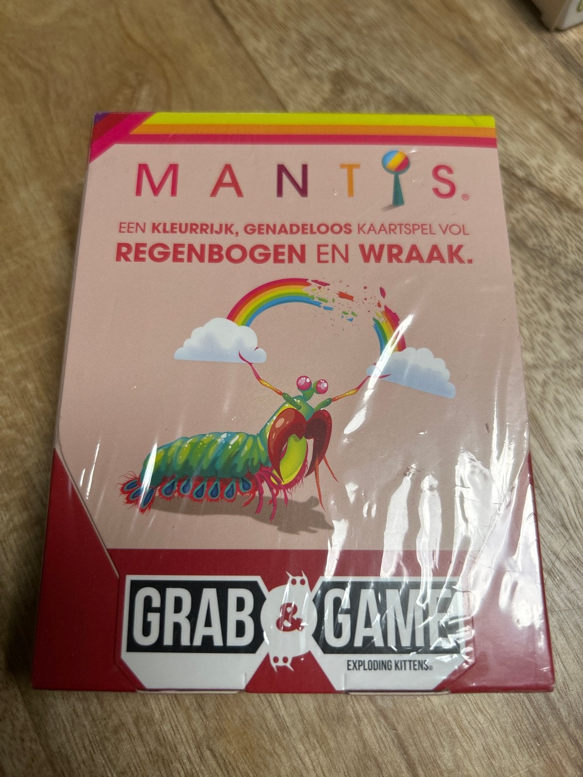 Mantis: Een kleurrijk kaartspel vol regenbogen en wraak, Ophalen of Verzenden, Nieuw