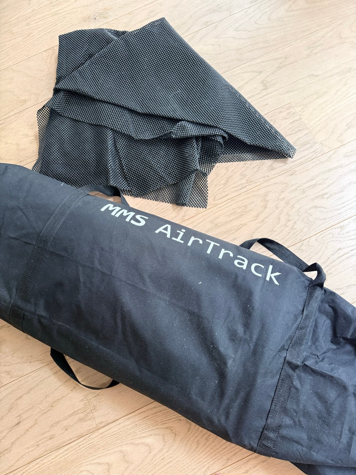 MMS AirTrack Turnmat met pomp en draagtas ZGAN, Ophalen, Zo goed als nieuw