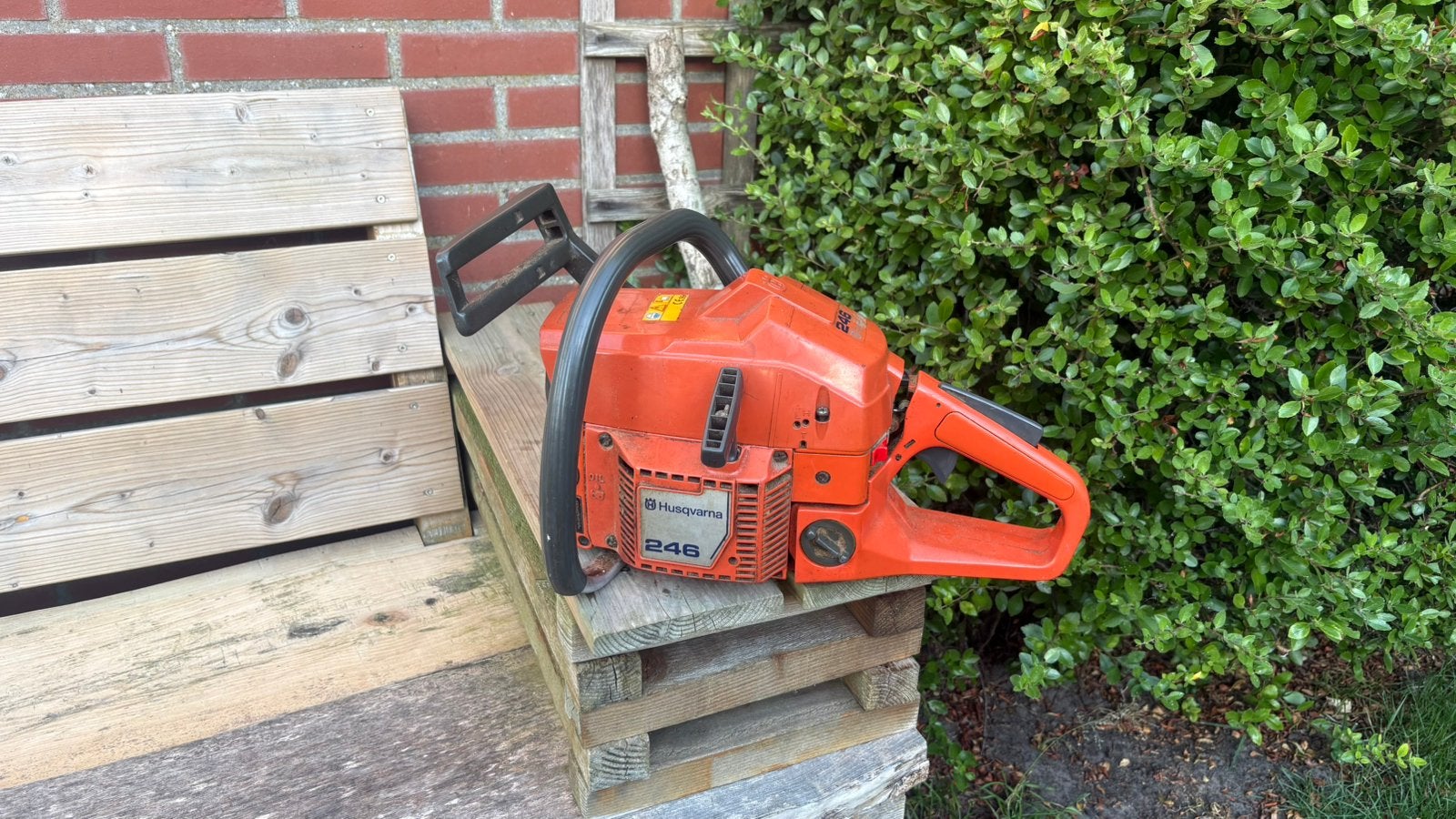Husqvarna 246 opknapper kettingzaag, Ophalen of Verzenden, Gebruikt