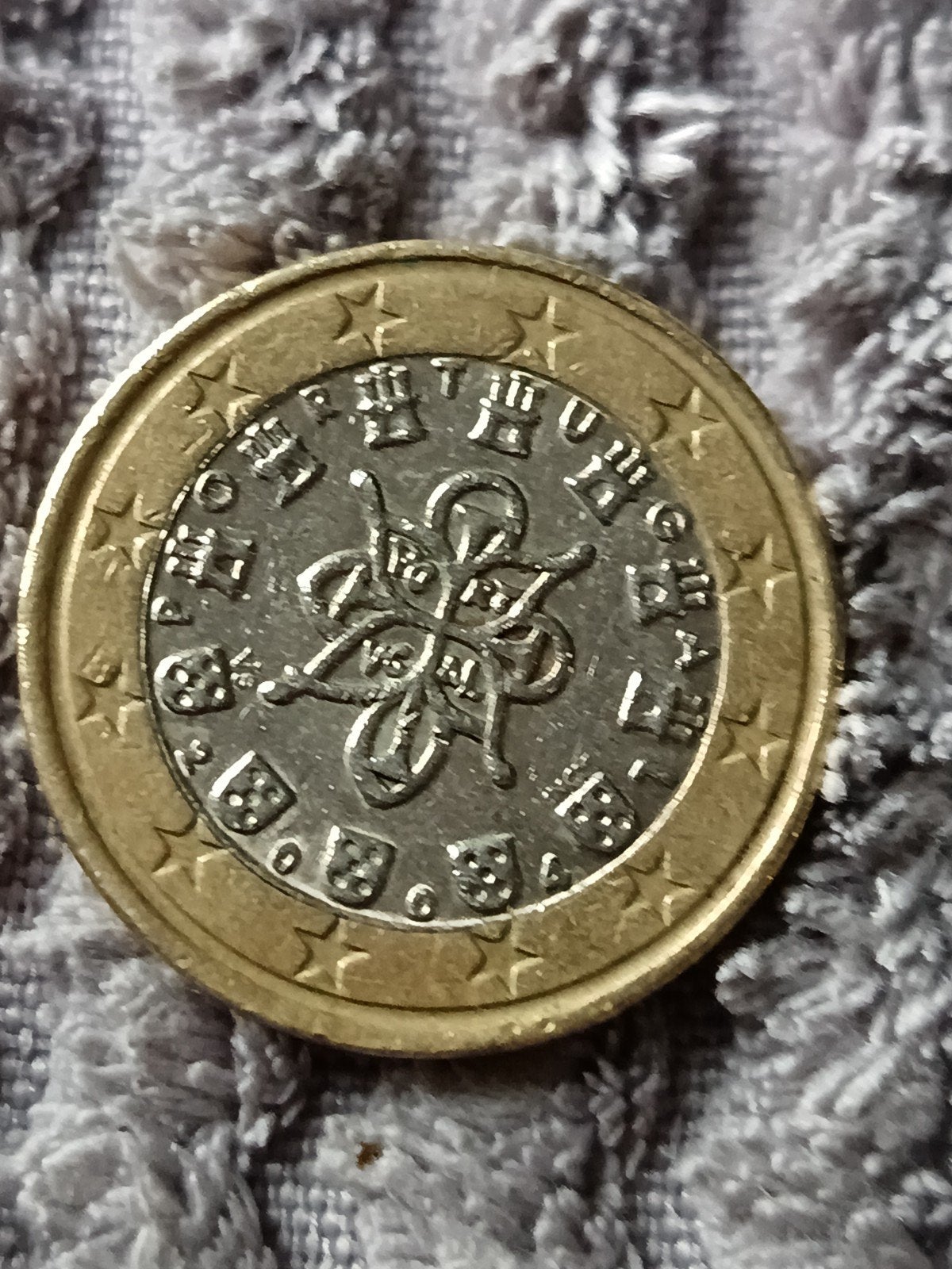Zeldzame Portugese 1 Euro munt, Postzegels en Munten, Munten | Europa | Euromunten, Ophalen of Verzenden, Portugal, 1 euro, Losse munt