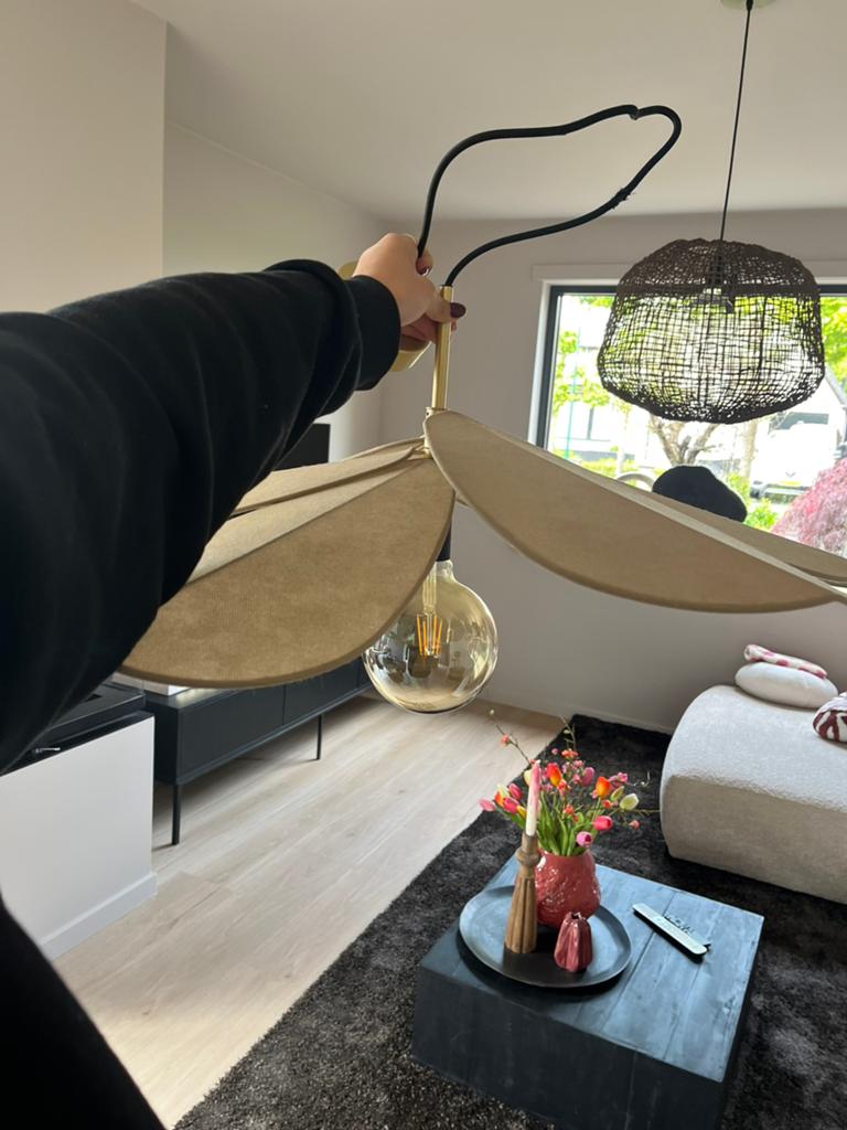Hanglamp bloem, Huis en Inrichting, Lampen | Hanglampen, Ophalen of Verzenden, Minder dan 50 cm