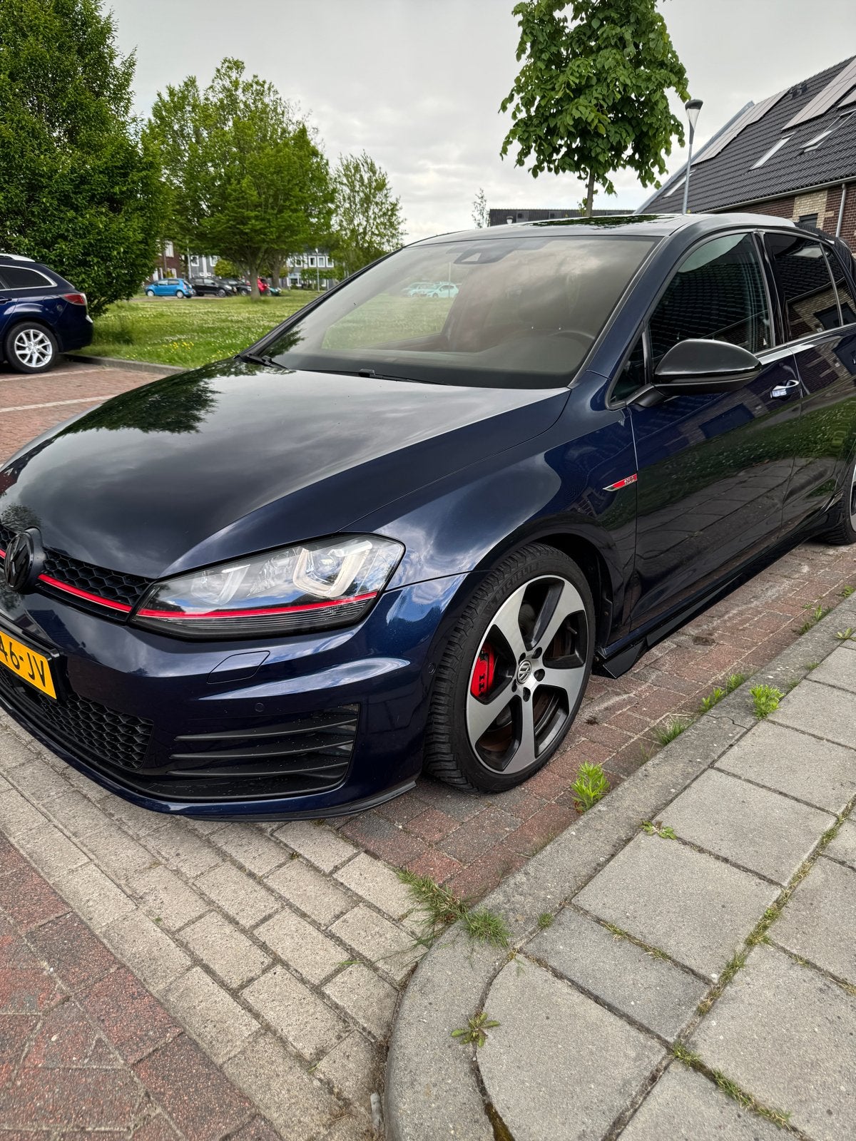 Volkswagen Golf 2.0 TSI 169KW 5D DSG 2015 Blauw, 4 cilinders, 1984 cc, Blauw, Leder