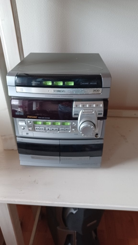 te koop: stereo toren (Mini Hifi System), Ophalen, Gebruikt, Tuner of Radio, Philips