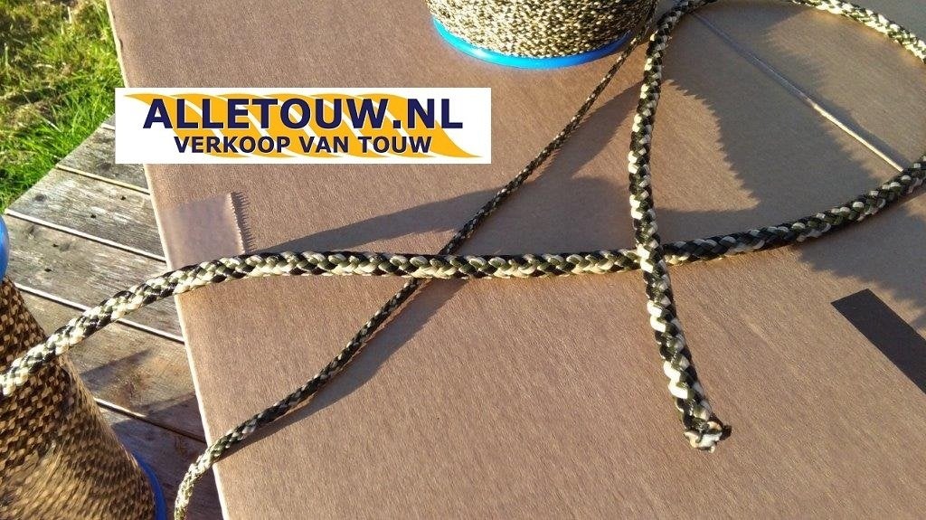 Camouflage touw gevlochten koord, Info@alletouw.nl, Nieuw, Ophalen of Verzenden, Trekwei 13